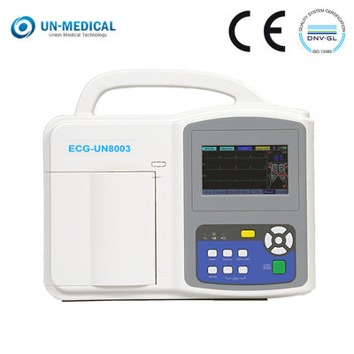 UN8003 المعدات الطبية المتنقلة الجديدة ECG آلة التشخيص CE ISO