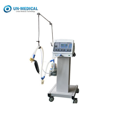 جهاز التنفس الصناعي للأطفال البالغين ICU 40٪ -100٪ FiO2 آلة التنفس بالمستشفى